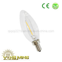 Lampe de filament de la lumière LED de travail de C35 1W E14 220V avec du CE RoHS